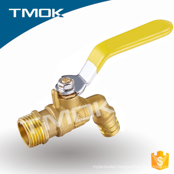 TMOK brass color water bibcock with long iron handle have stock